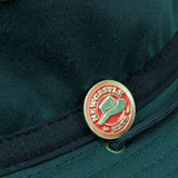 Durack Unisex Wide Brim Oilskin Hat With Chinstrap & Toggle (Brown)