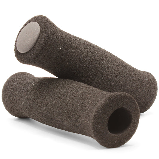Endzone Handlz HD Foam Bike Handlebar Grips 125mm Black with Plug