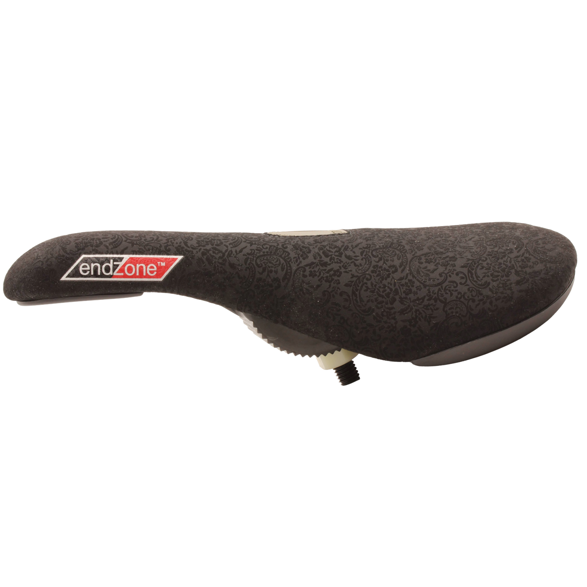 Endzone Black Padded BMX Pivotal Bike Saddle