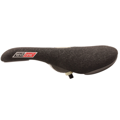 Endzone Black Padded BMX Pivotal Bike Saddle