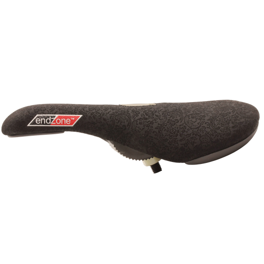Endzone Black Padded BMX Pivotal Bike Saddle