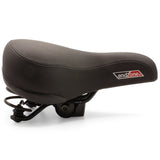 EndZone Plush Extra Comfort Sprung Ladies Bike Seat/Saddle 190 x 210mm (Black)