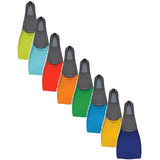 Mirage Long Blade Rubber Swim Fins with Mesh Bag Sizes Junior - XXL