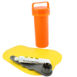 Jobe 7-Piece Multi Rider and Inflatable Waterslide PVC Repair Kit Canister (Yellow)