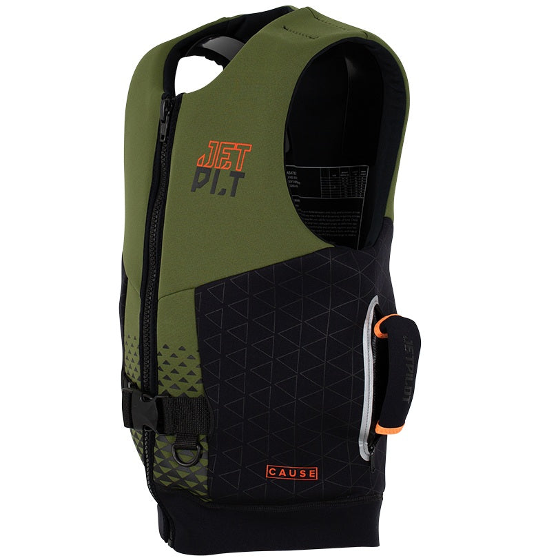 Jetpilot Cause Men's L50S Life Jacket Vest Military-Black Size 2XL