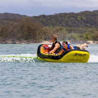 Jetpilot JP2 Wing Towable 2 Person 175cm Inflatable Ski Tube Yellow/Red