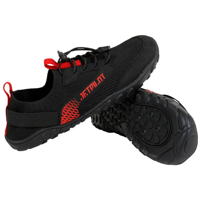 Jetpilot Mesh Weave Low-Cut Hybrid Jet Ski Hydro Shoe/Water Shoe Black/Red