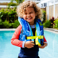 Jetpilot Paddle Pal Splash Eco Vest Blue Kids Swimming Aid and L50S Life Vest