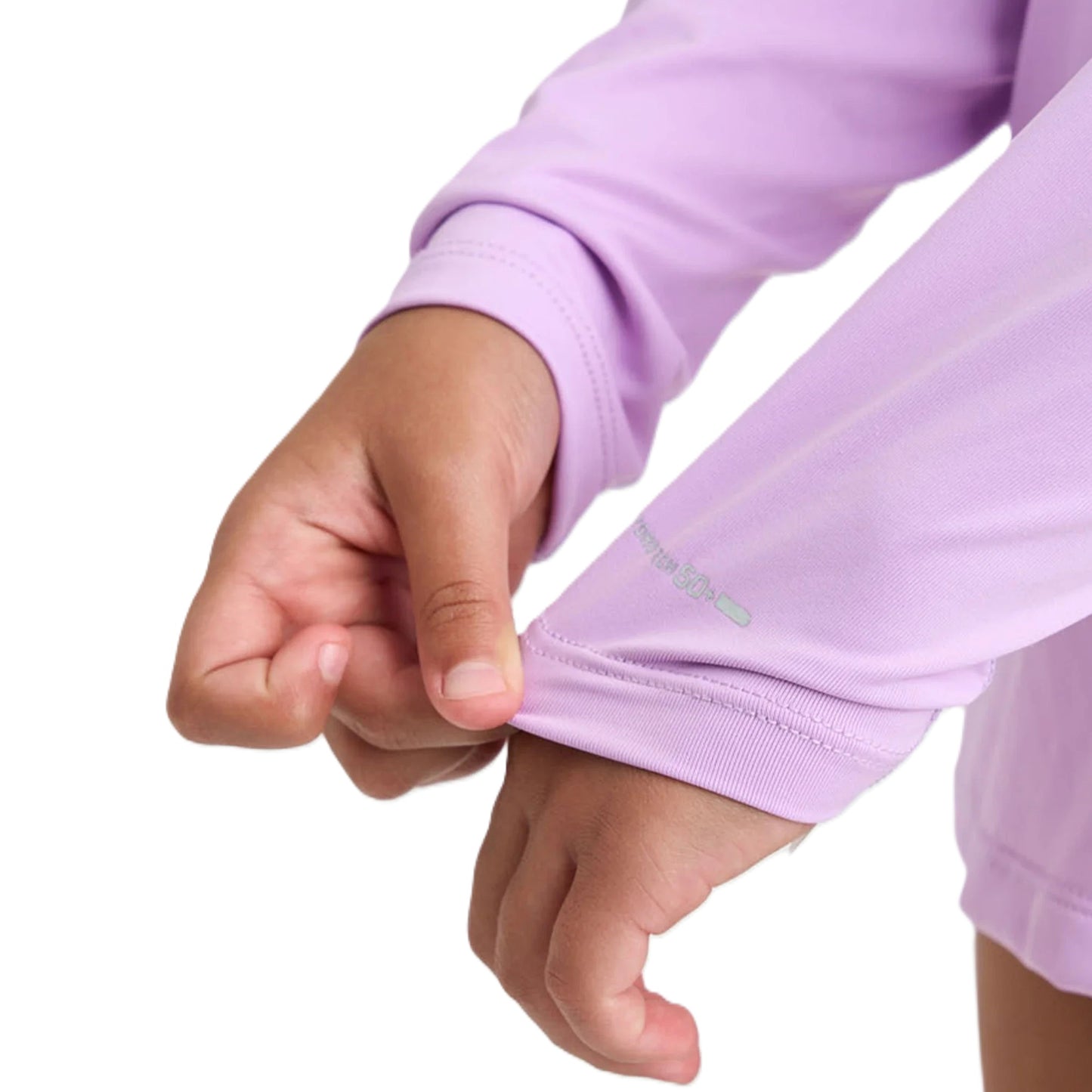 Jetpilot Girls/Youth UPF50+ Long Sleeve Lycra Pull-Over Rashie (Purple)