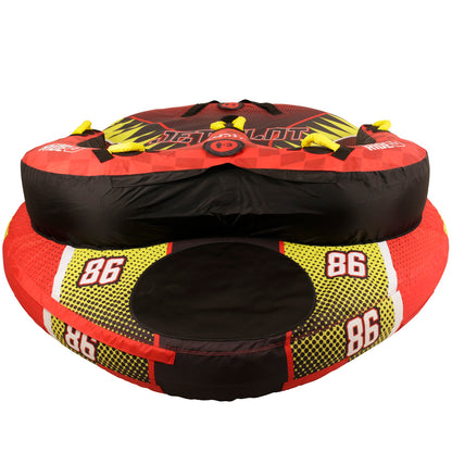 Jetpilot Freeride 3 Person Inflatable Towable Ski Tube (Red/Yellow)