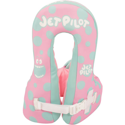Jetpilot Paddle Pal Splash Kids Swimming Aid and L50S Life Vest (Pink)