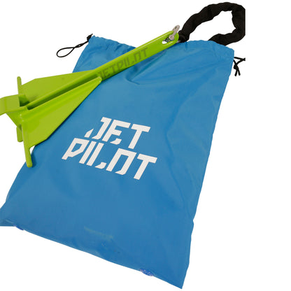 Jetpilot Steel Offshore Anchor with 4m chain and 20m Rope (Green)