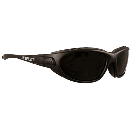Jetpilot Velocity 2 in 1 Black  Polarised Jet Ski Goggles and Sunglasses with Neck Strap
