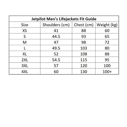 Jetpilot Cause Men's Suregrip L50 Neo PFD Vest Yellow/Grey Sizes S-4XL