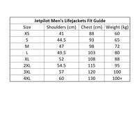Jetpilot Cause Men's Suregrip L50 Neo PFD Vest Yellow/Grey Sizes S-4XL