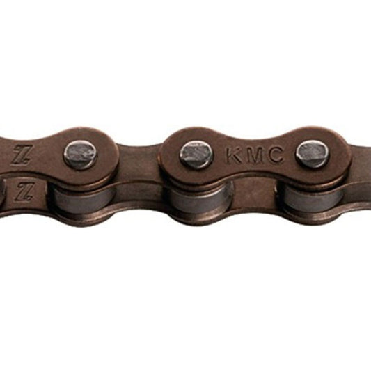 KMC Single Speed Bike Chain 1/2" x 1/8" x 112 Links (Brown)