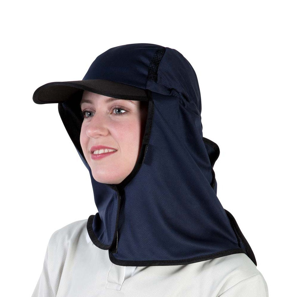 Uveto Kalahari Cotton UV Legionnaire Hat and Neck Shade - Navy Blue