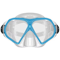 Mirage Tropic Twin Lens Adult Diving and Snorkelling Mask (Blue)
