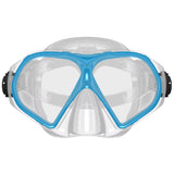 Mirage Tropic Twin Lens Adult Diving and Snorkelling Mask (Blue)