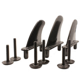 Maddog Surfboard Replacement Fin & Screws Set (3 Fins/6 Screws)