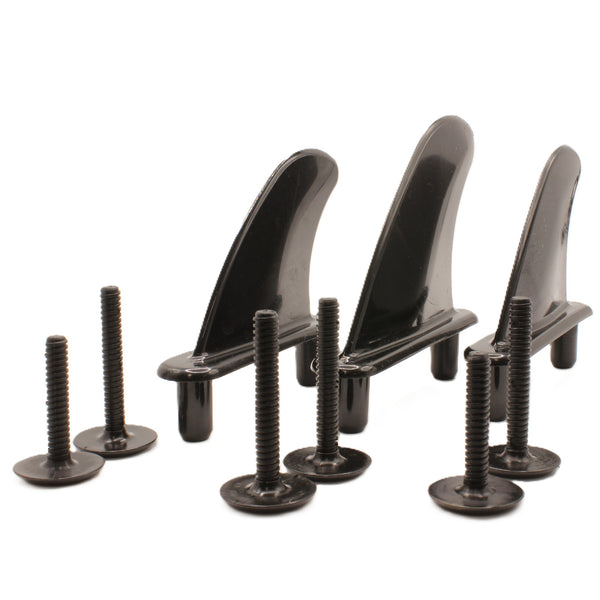 Maddog Surfboard Replacement Fin & Screws Set (3 Fins/6 Screws)