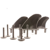 Maddog Surfboard Replacement Fin & Screws Set (3 Fins/6 Screws)
