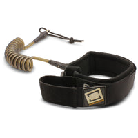 Maddog 1.2m Coiled Bicep Bodyboard Strap Leash (Black)