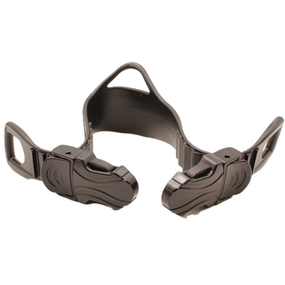 Mirage Replacement Fin Buckle and Strap Ring Pull Pair - Adult Black