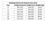 Mirage Kids Lycra Rash and Stinger or Sun Protection Suit With Hood