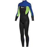 Maddog Boys 3/2mm Neoprene Steamer Wetsuit (Blue-Black)