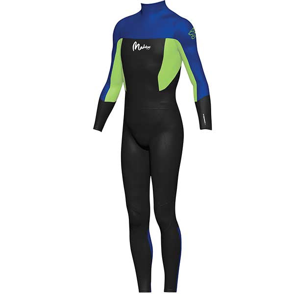 Maddog Boys 3/2mm Neoprene Steamer Wetsuit (Blue-Black)