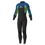 Maddog Boys 3/2mm Neoprene Steamer Wetsuit (Blue-Black)