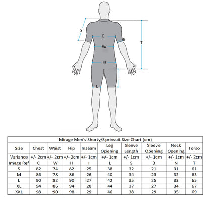 Maddog Men's 2mm Neoprene Springsuit Wetsuit (Black)