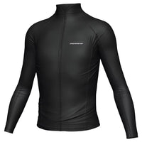 Mirage Unisex Kids/Teens Zip Up Long Sleeve Lycra Rash Shirt Black