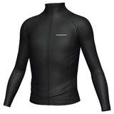 Mirage Unisex Kids/Teens Zip Up Long Sleeve Lycra Rash Shirt Black