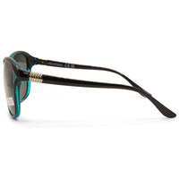 North Beach Fifine Black-Green/Green Polarised Women's Fashion Sunglasses