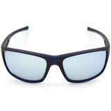 North Beach Isaza Matte Crystal Black/Blue Mirror Polarised Unisex Sunglasses