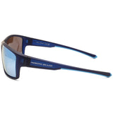 North Beach Isaza Matte Crystal Black/Blue Mirror Polarised Unisex Sunglasses