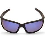 North Beach Ark Satin Black/Ice Blue Mirror Polarised Men's Sunglasses
