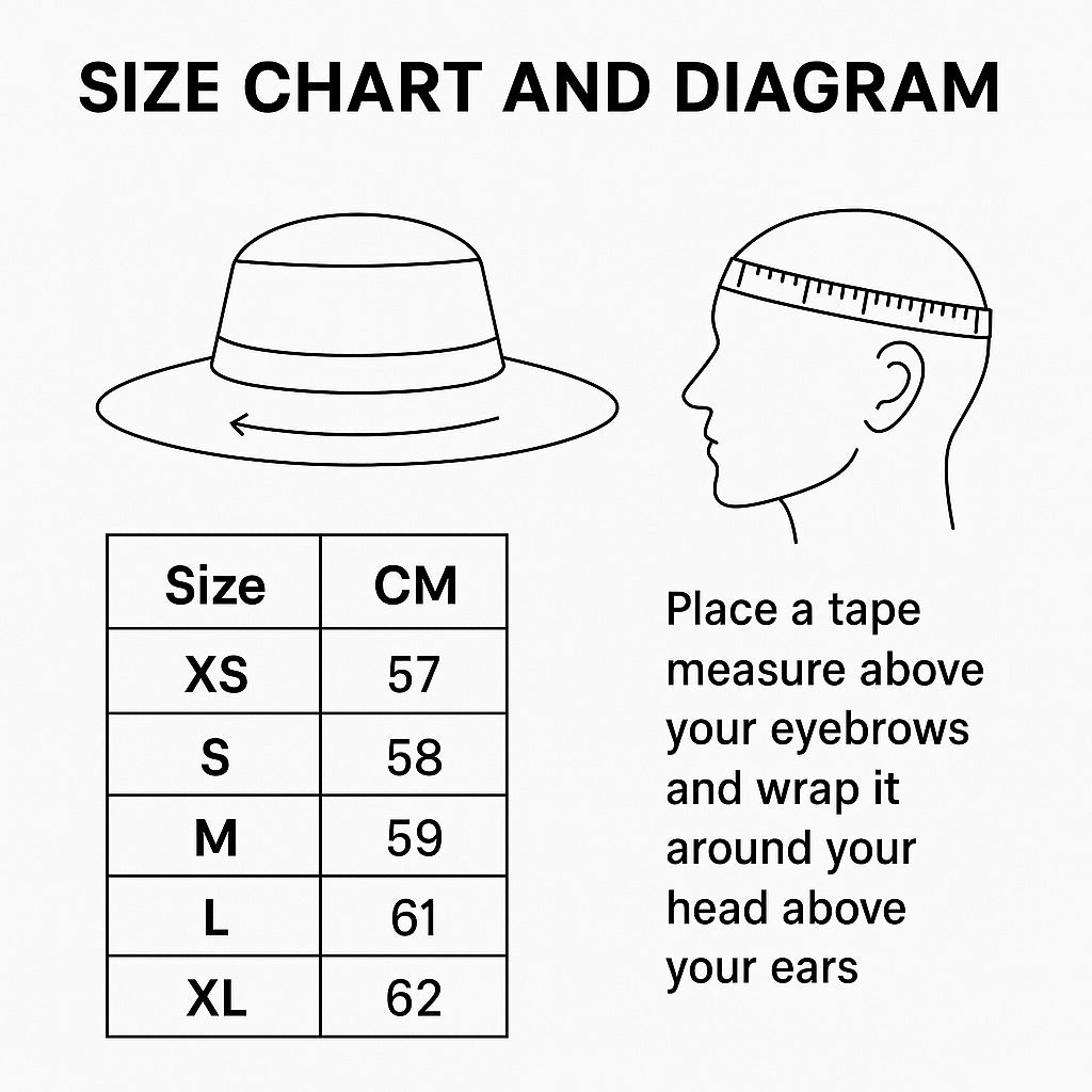 Ocean & Earth Indo Adult Stiff Peak Surf Hat - Charcoal Sizes XS-XL