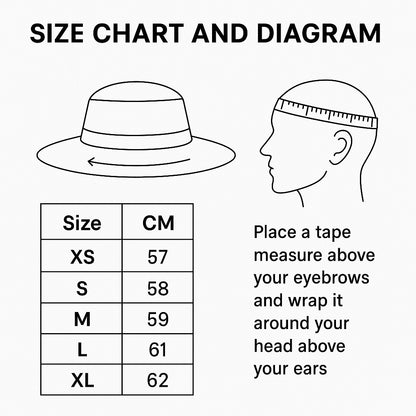 Ocean & Earth Indo Adult Stiff Peak Surf Hat - Charcoal Sizes XS-XL