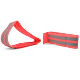 High-Visibility Orange Fluro Bike Safety Trouser or Arm Band 2-Pack