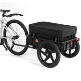 Proseries Black 2-in-1 Bicycle Cargo trailer and Hand Cart Trolley