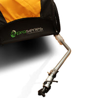 ProSeries Dual Wheel Cargo Storage Bicycle Trailer (Black/Yellow)
