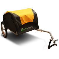 ProSeries Dual Wheel Cargo Storage Bicycle Trailer (Black/Yellow)