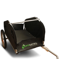 ProSeries Dual Wheel Cargo Storage Bicycle Trailer (Black/Yellow)