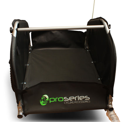 ProSeries Dual Wheel 40kg Capacity Bike Cargo Trailer (Black/Yellow)