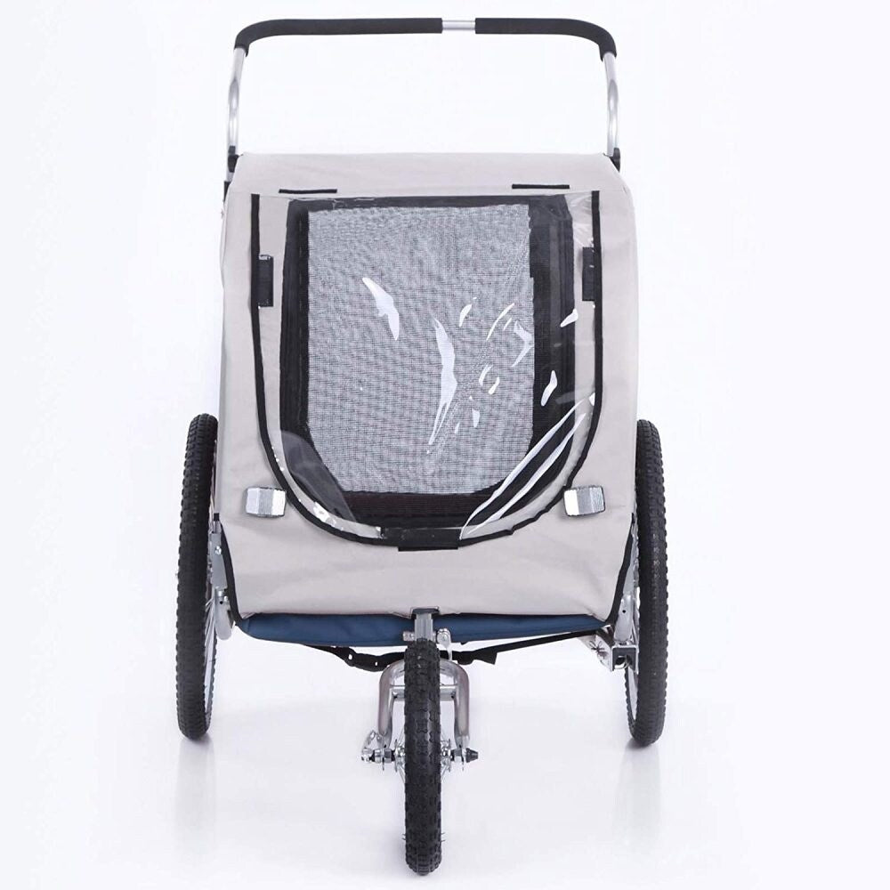 ProSeries Blue 40kg Capacity Bicycle Dog and Pet Trailer and Jogger Combo
