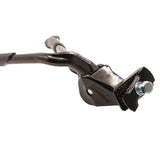 Black Double Leg Centre Mount Adjustable Bicycle Kickstand Suits 24-28 Inch Bikes
