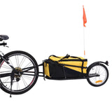 ProSeries Yellow Single Wheel 30kg Capacity Cargo Storage Bicycle Trailer